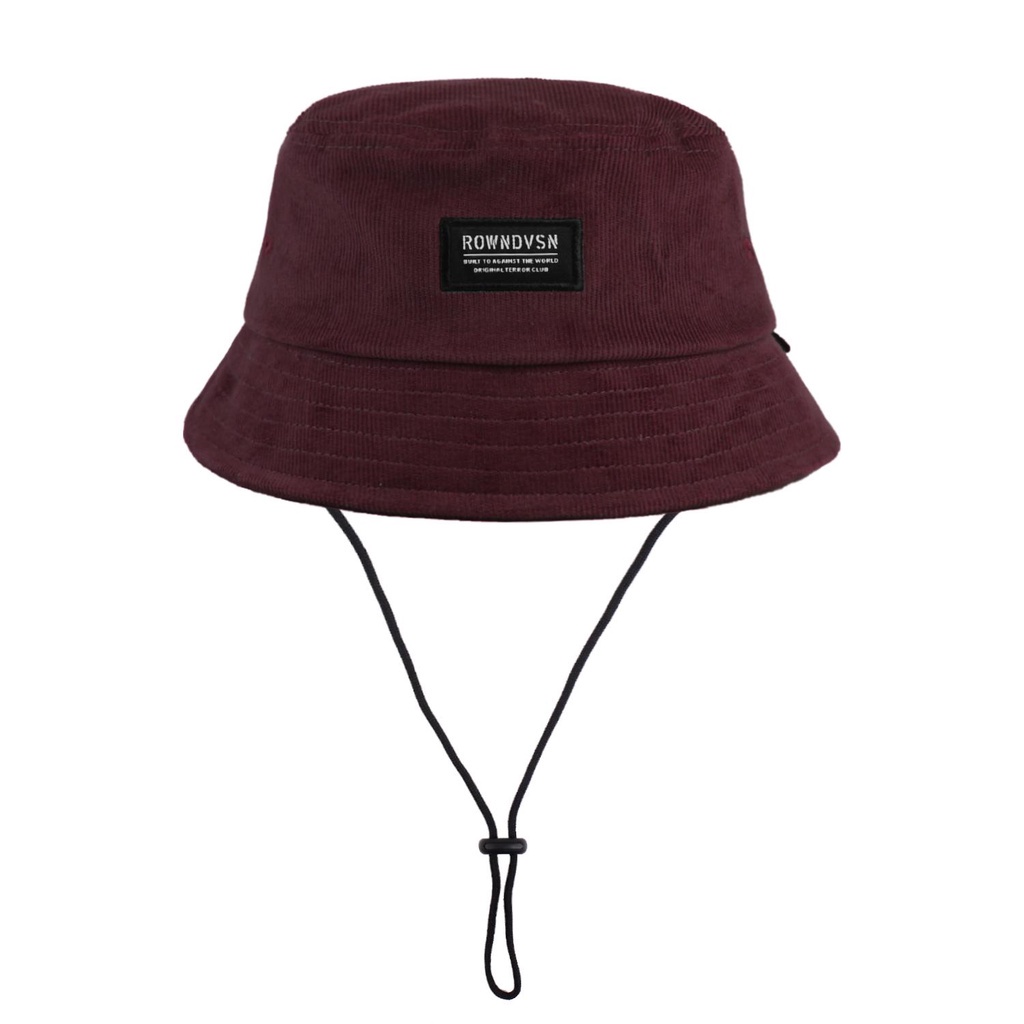 [LIMITED SEGERA DAPATKAN] Rown Division Bucket Hat Romanov Maroon