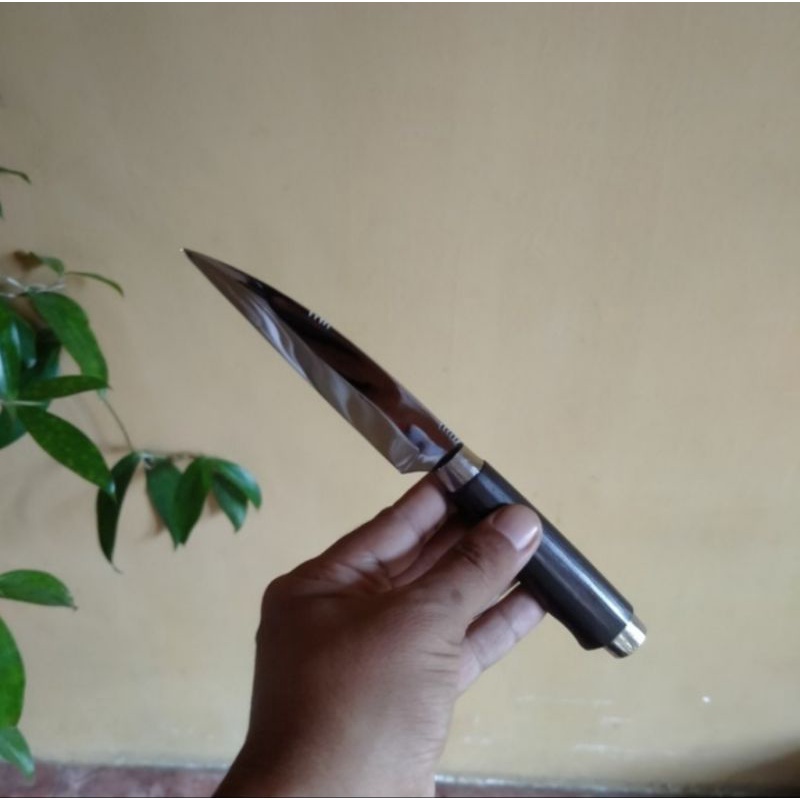 pisau kecil mini baja putih