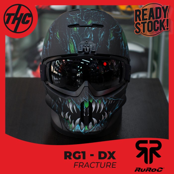 ✨Ready Helm Ruroc Rg1 Dx Fracture Helm Sepeda Jetski Diskon