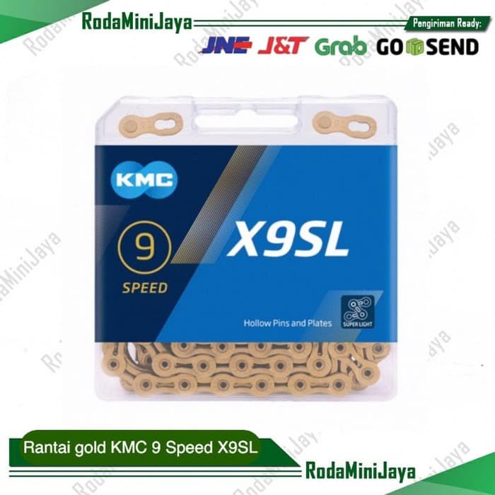 ✨Original Rantai Gold Kmc 9 Speed X9Sl Terbaru
