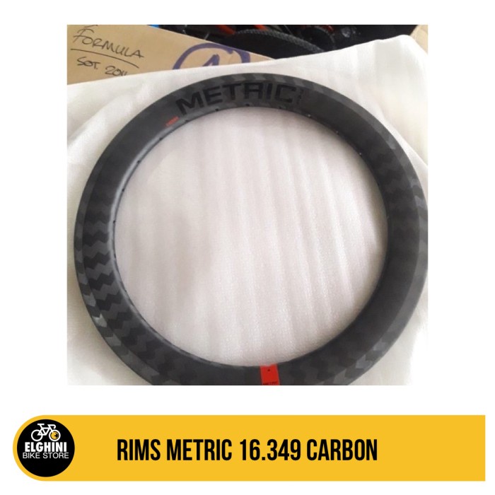 ✨Ori Rims Metric 16.349 Carbon Berkualitas