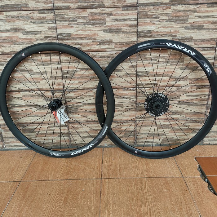 ✨Ori Wheelset 700C Araya Ks40 Hitam Diskon