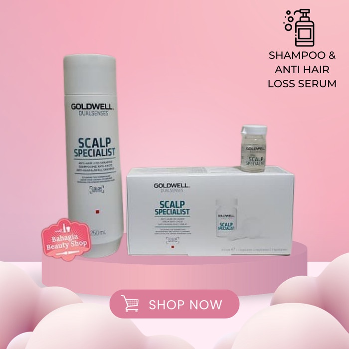 ✨New Ori Goldwell Dualsenses Scalp Specialist Anti-Hairloss Shampoo  Serum Limited
