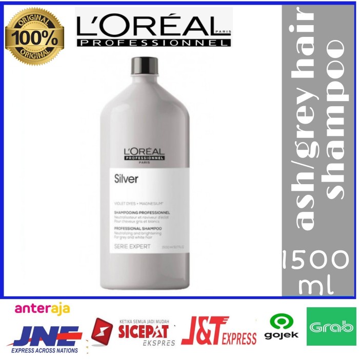 ✨New Ori Shampo Loreal Serie Expert Advance Silver / Shampoo Ash Hair L'Oreal Terbaru