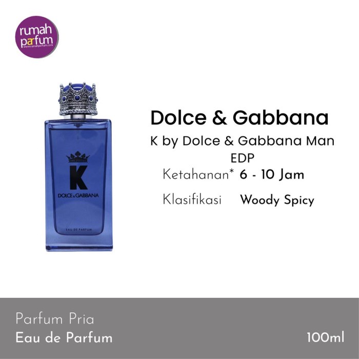 ✨New Ori Parfum Pria Dolce  Gabbana K By Dolce  Gabbana Man Edp 100 Ml Terbatas