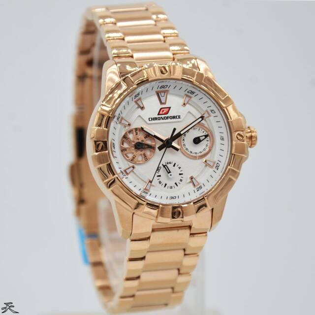 ✨Sale Jam Tangan Chronoforce Original 2566Lr Jam Tangan Wanita Terbaru