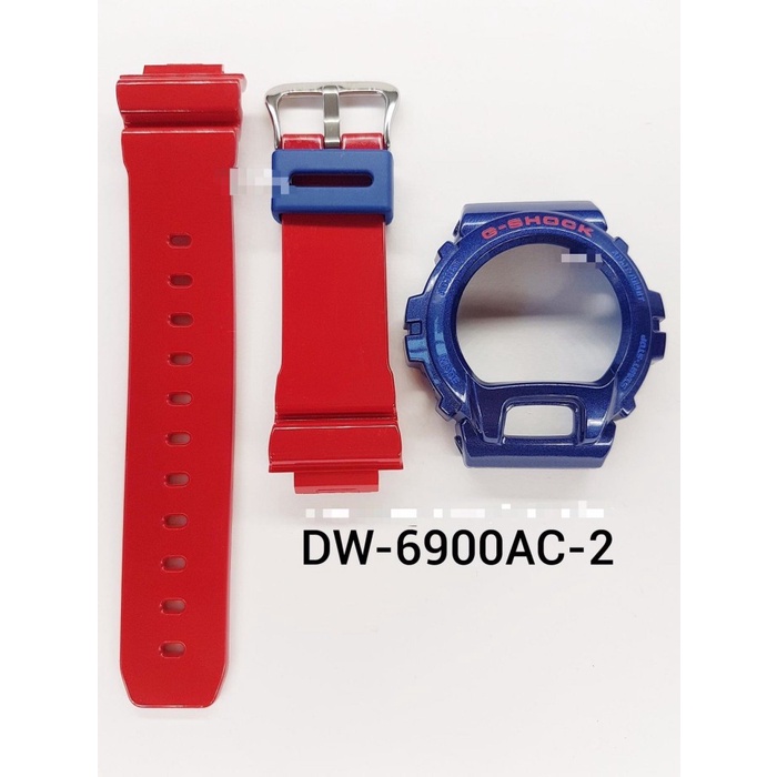 ✨Termurah Original Part Band  Bazel Casio Gshock Dw6900Ac2 Terbaru