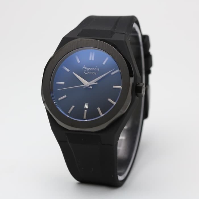 ✨Sale Alexandre Christie 8613Md / Ac8613 Fullblack Original  Garansi Terbaru