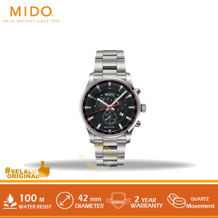 ✨Sale Jam Tangan Mido M005.417.11.051.00 Chronograph Original Murah Berkualitas