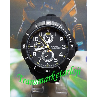 ✨Sale Jam Tangan Pria Nautica Nai13504G Hitam Original Garansi Resmi Terbatas