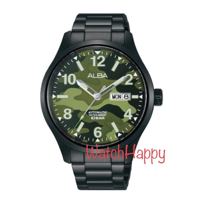 ✨Ready Watchhappy Alba Al4313X1 Men Watch Automatic Day Date Al4313 Original Terbatas