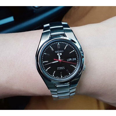 ✨Sale Jam Tangan Pria Seiko 5 Snk607K1 Silver Black Automatic Original Terbatas