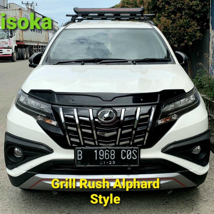 ✅Ready Grill Rush 2018 Alphard Style List Chrome Limited