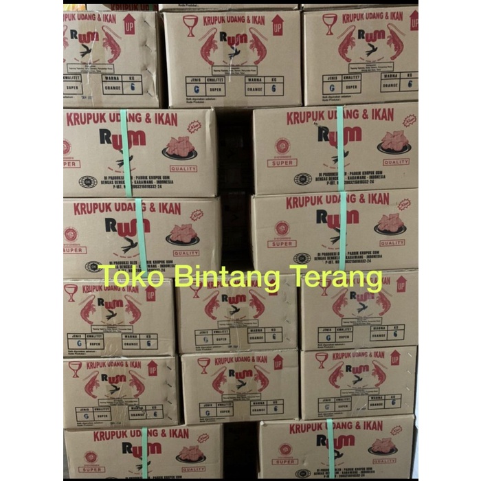 

Krupuk Udang & Ikan Rwm Gondang 1 Dus 6 Kg