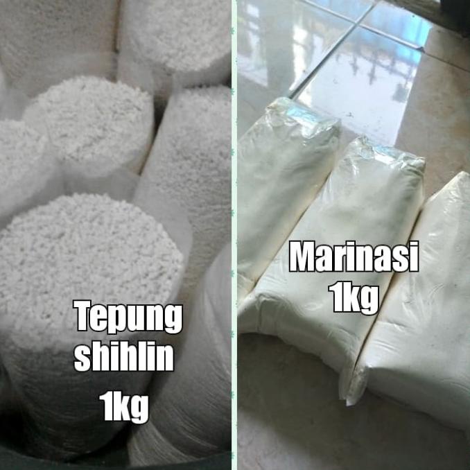 

Ready stock] Paket tepung chicken pok/ayam pok (tepung shihlin + marinasi)