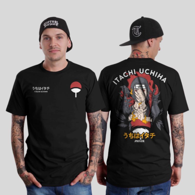 Kaos Fashood Anime Naruto Vol 25 UCHIHA ITACHI Bergambar HD