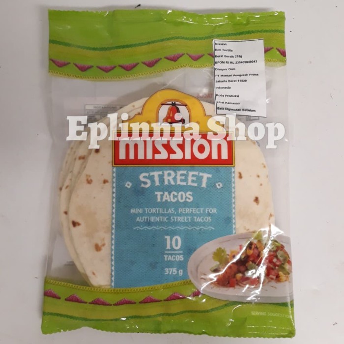 

Promo Mission Tortillas Tortila Street Tacos 375 Gr - Roti Tortilla 10'S