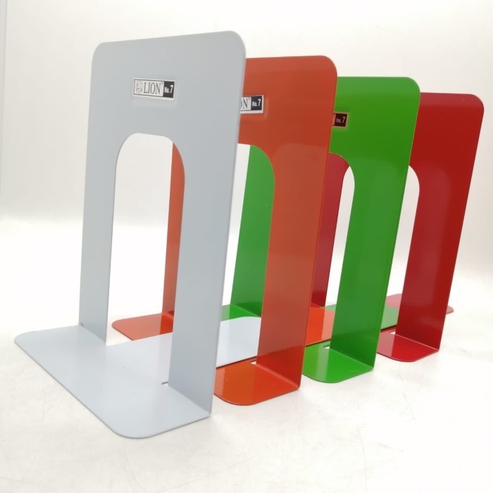 

Book Stand / Sandaran Buku Lion 1 Set/ Pembatas Buku