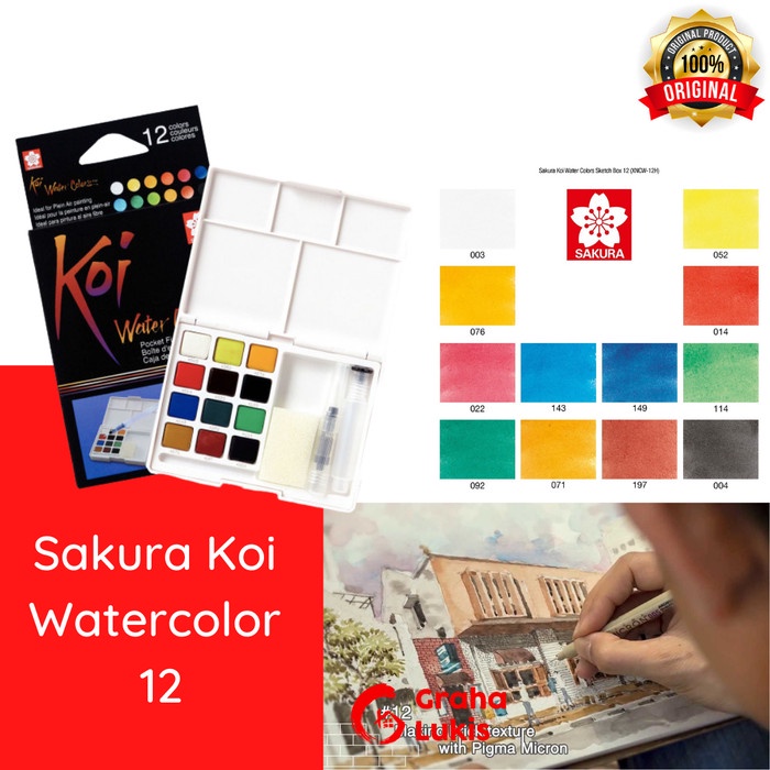 

Promo Sakura Koi Watercolor Pocket