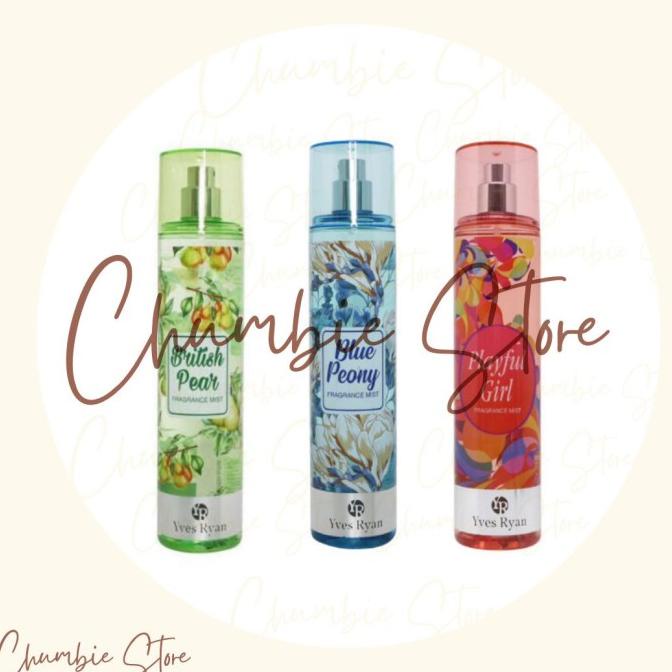 Terbaru Body Mist Yves Ryan 250Ml Pengiriman Cepat