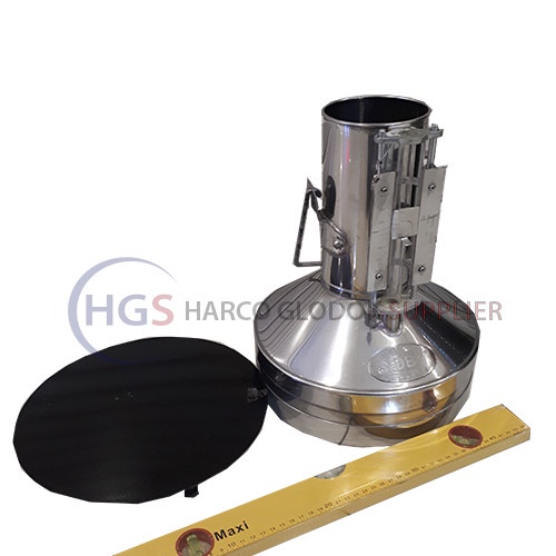 ✅Ready Bejana Ukur Tera Stainless Stell 5 Liter Bejana Spbu Limited