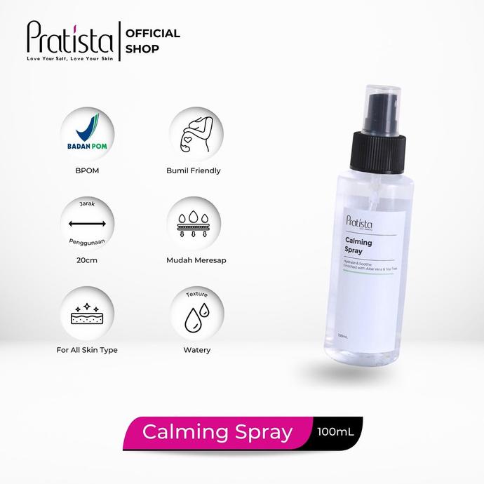 Trend Pratista - [2 Pcs] Calming Spray + Cica Hydrating Mist - 100% Original Terbaik