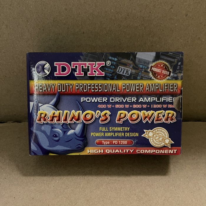 ] DTK Kit Driver Rhino's Power 400 - 1200 watt ampli badak PD 1200