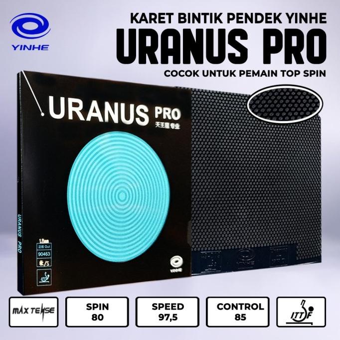 Karet Bat Tenis Meja Pingpong Yinhe Uranus Pro Bintik Pendek Serang