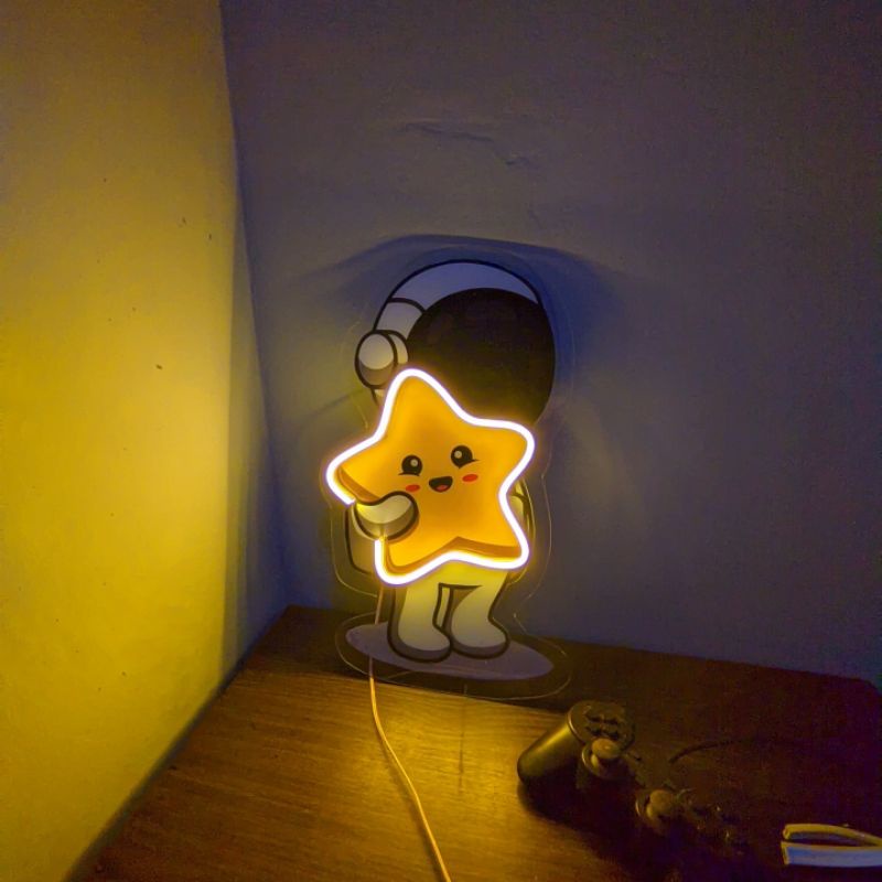 LED-Neon flex custom-neon sign-dekorasi rumah-lampu tidur anak