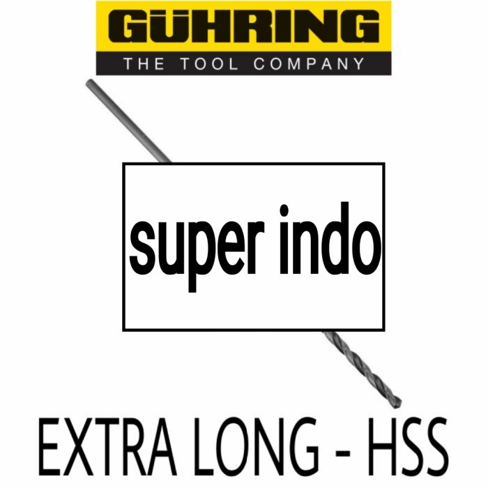 ✅New Guhring - Long Drill / Mata Bor Besi Panjang 12.7 X 120 X 315 Mm Hss Terbaru