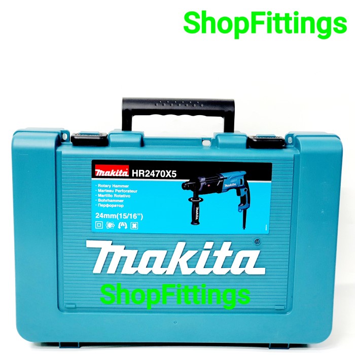 [Original] Makita Hr 2470 X5 Mesin Bor Beton Rotary Hammer Impact Drill Sds Plus Terbatas