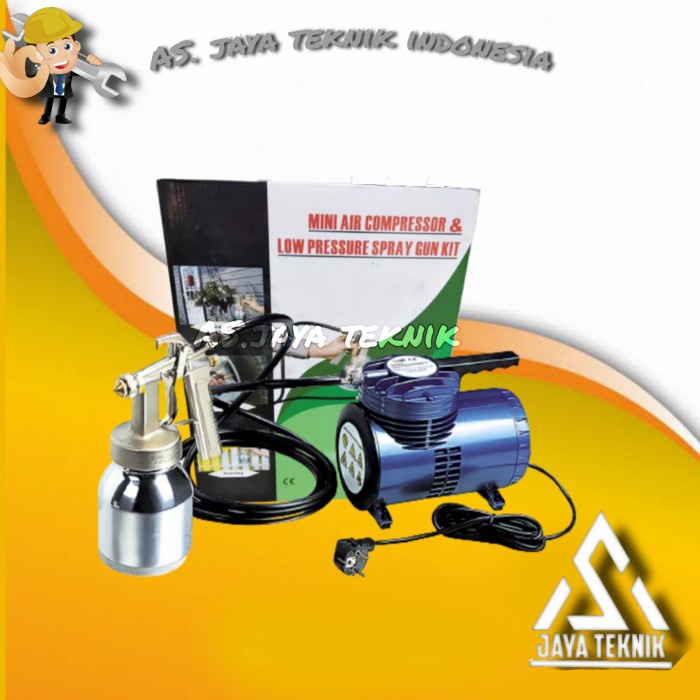 [Original] As Kompresor Mini Portable  Spray Gun Pengecat Compresor Serbaguna Terbatas