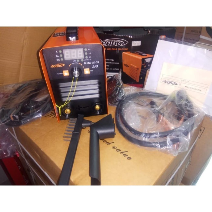 [Original] Mesin Las Redbo Mma 200 Orange Digital-Travo Las Redbo Mma 200 Orange Diskon