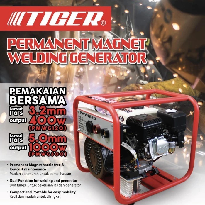 [Original] Genset Las Generator Las Pmwg 120 Tiger Welding Generator Tiger Limited