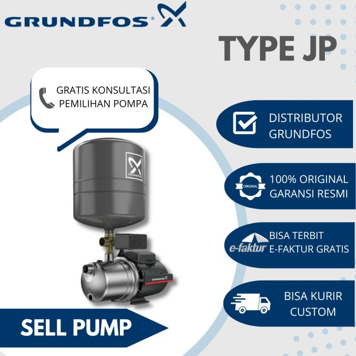 [Ori] Grundfos Jp 4-54 Pt-V Berkualitas