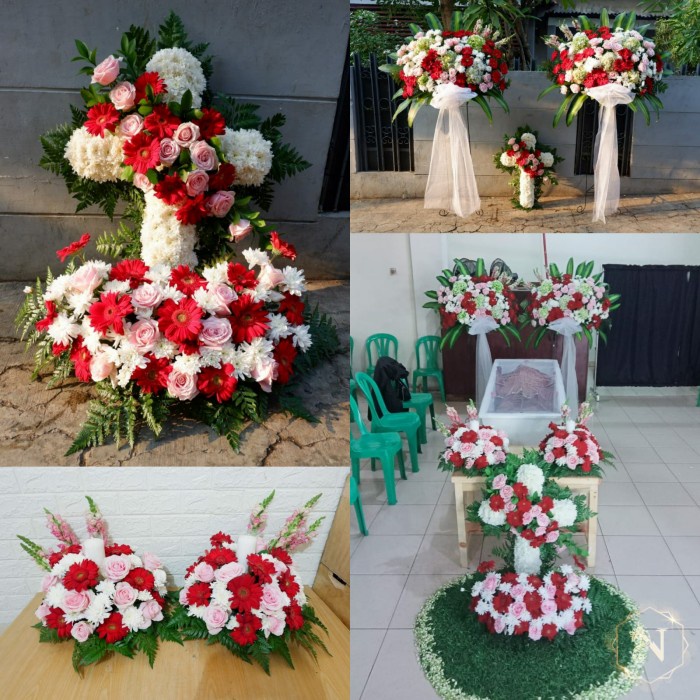 [New] Paket Bunga Duka/Dekorasi Bunga Duka/Dekorasi Rumah Duka Limited