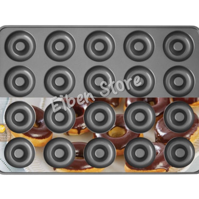 

[Baru] Wilton 20Cav Mega Donut Pan / Loyang Donat Non Stick. 20 Lubang Limited