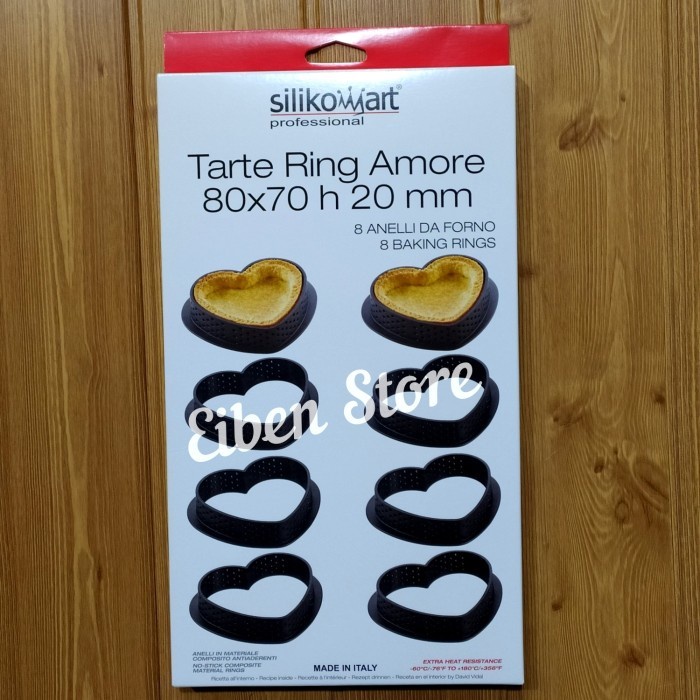 

[Baru] Silikomart Tarte Ring Amore 80 X 70Mm H 20Mm Set Of 8Pcs Diskon