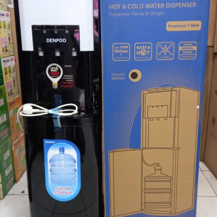 [Baru] Dispenser Galon Bawah Denpoo Kompresor Low Watt Berkualitas