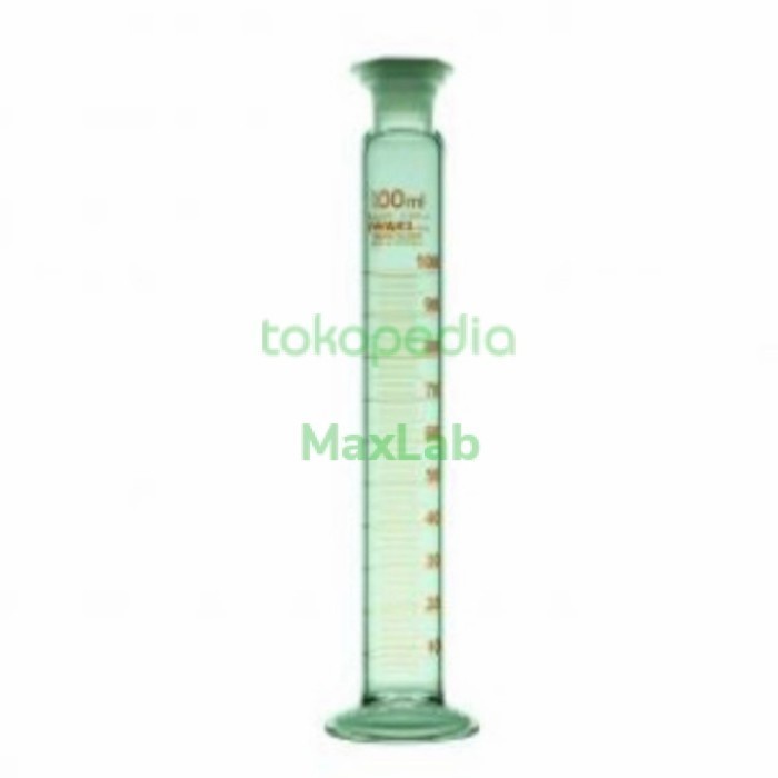 [Baru] Gelas Ukur Tutup Measuring Cylinder Plastic Stopper 1000 Ml Pyrex Terbaru