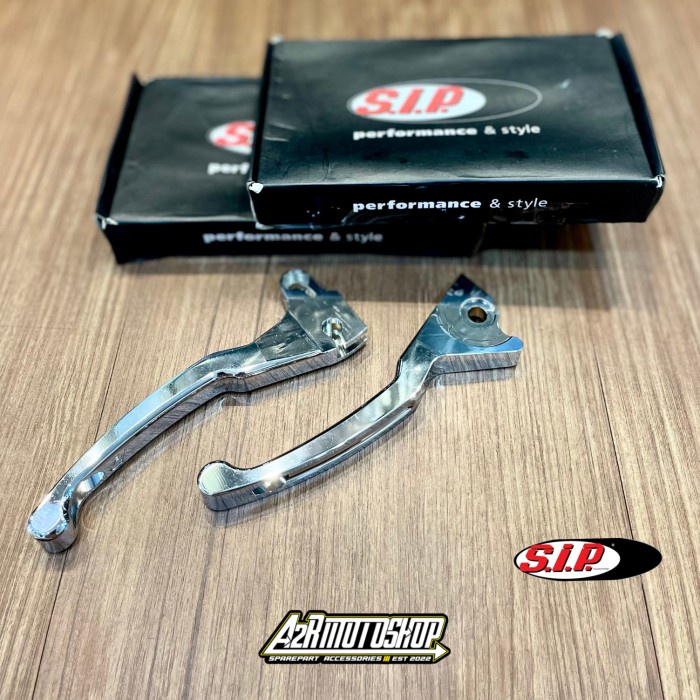 ✨Termurah Handle Rem Short Sip Chrome  Black Vespa Sprint Primavera Berkualitas
