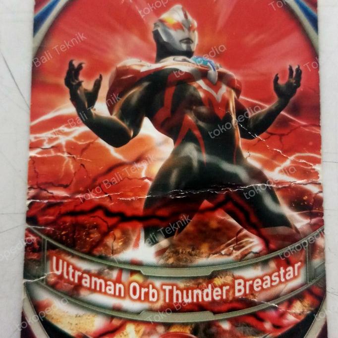 ] Kartu Ultraman Fusion Fight Ultraman Orb Thunder Breastar