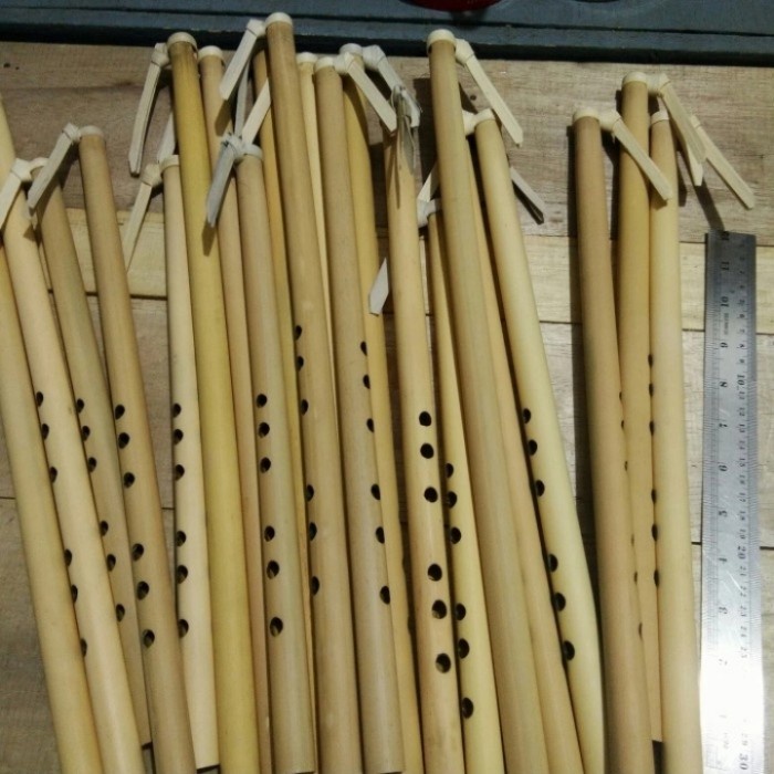 :::::::] Suling Seruling Bambu 6 Lubang Laras Mandalungan