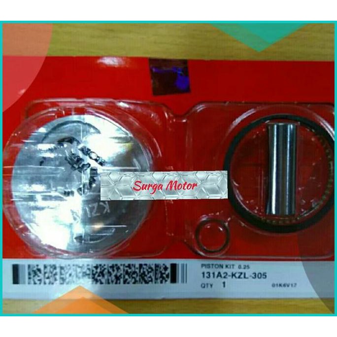 Piston kit Beat FI OS 25 . Piston Beat FI. ASLI ORI AHM. 131A2-KZL-305