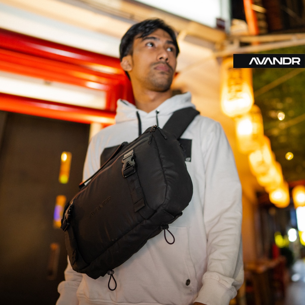 Avandr X6X Shoulder Bag Pria Waterproof Tas Laptop Selempang Multifungsi