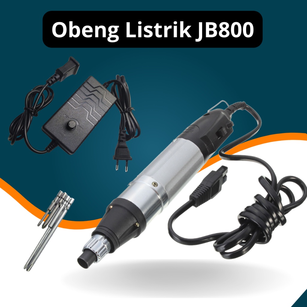 Obeng Elektrik Jb800 Obeng Listrik Bolak Balik Service Obeng Plus 2 Mm Dan 4 Mm