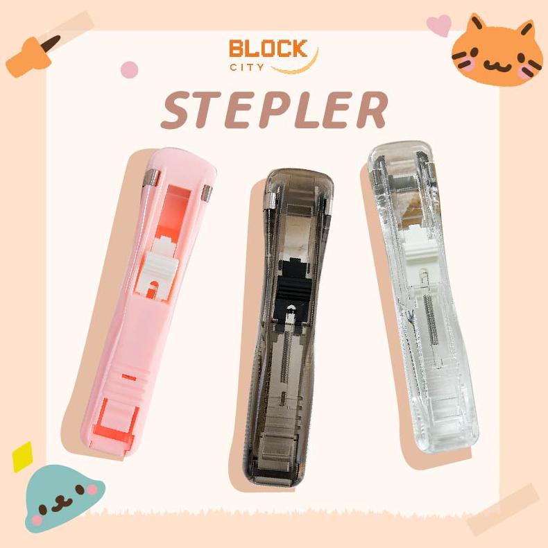 

BLOCK CITY KLIP PENJEPIT KERTAS STAPLER/ BINDER KLIP FOLDER/ FASTENER BINDER CLIP/ STAPLER TRANSPARAN/ PAPER CLIP