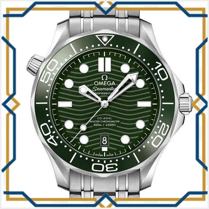 (SUNA) OMEGA SEAMASTER 300 PROFESSIONAL GREEN STEEL ON STEEL