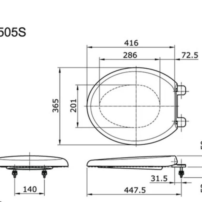 Toilet Cover TOTO CW420.Cw 421 cw 660 /tutup closet toto tc505SW