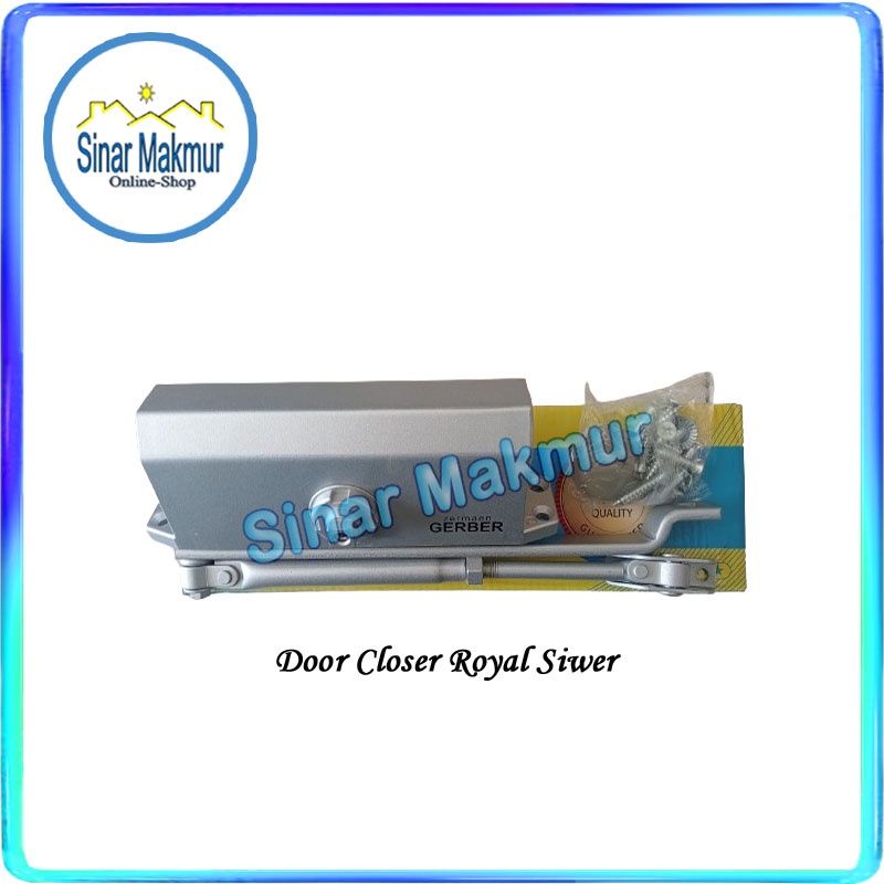 Door Closer Royal Siwer Penutup Pintu Otomatis (GERBER)
